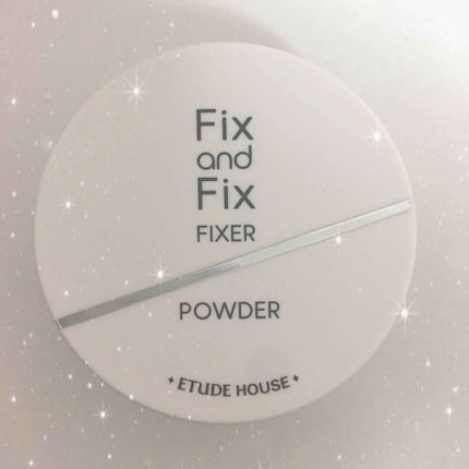 フィックス&フィックス パウダーフィクサー/ETUDE/ルースパウダーを使ったクチコミ(1枚目)