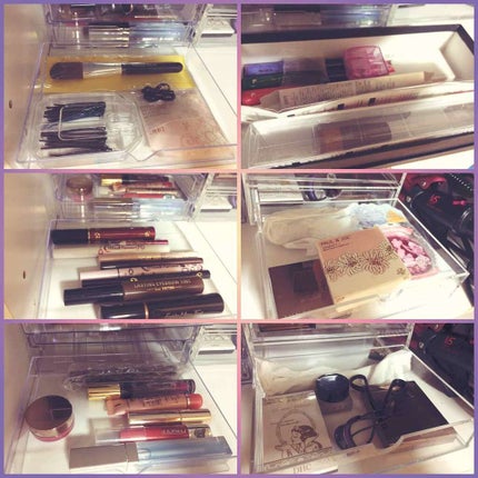 3段式クリアーケース/DAISO/その他化粧小物を使ったクチコミ(3枚目)