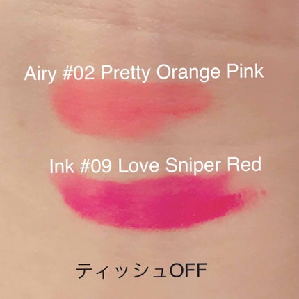 インク ベルベット/PERIPERA/口紅を使ったクチコミ(4枚目)