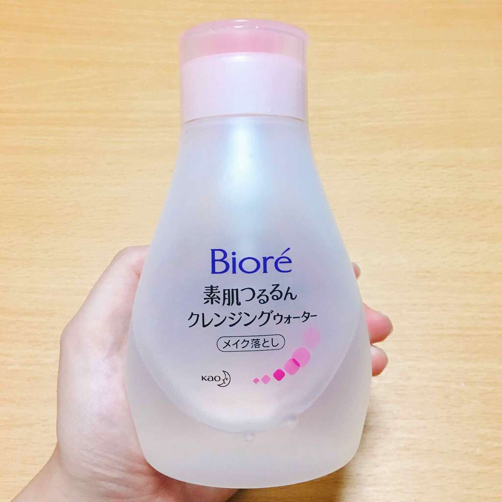 試してみた】ビオレ 素肌つるるんクレンジングウォーターの効果・肌質