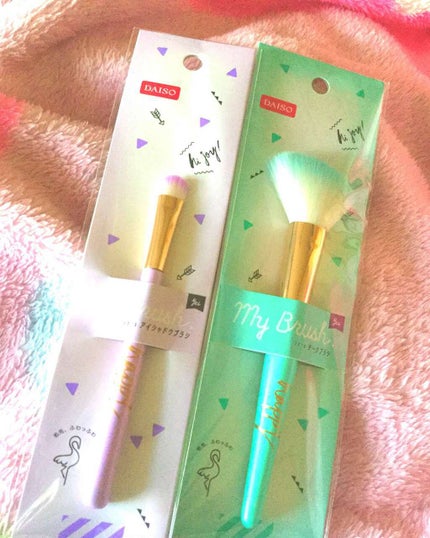 春姫 チークブラシ/DAISO/メイクブラシを使ったクチコミ(1枚目)