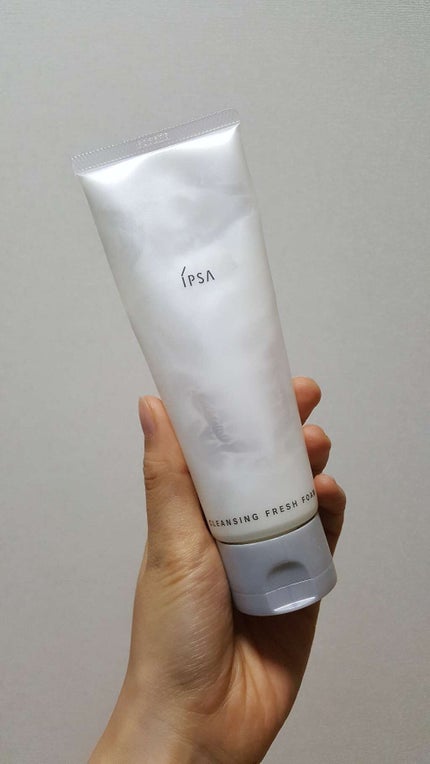 IPSA クレンジング フレッシュフォームeのクチコミ「最近の底見えコスメです。
(中身がまだらなので汚くてすみません😥)
泡立てネットを使うと結構.....」(1枚目)