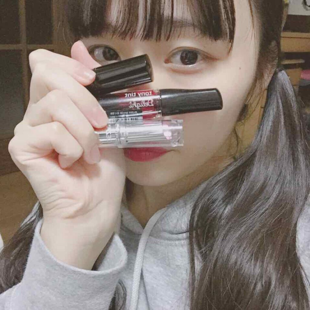 ラスティンググロスリップ/CEZANNE/口紅を使ったクチコミ（1枚目）
