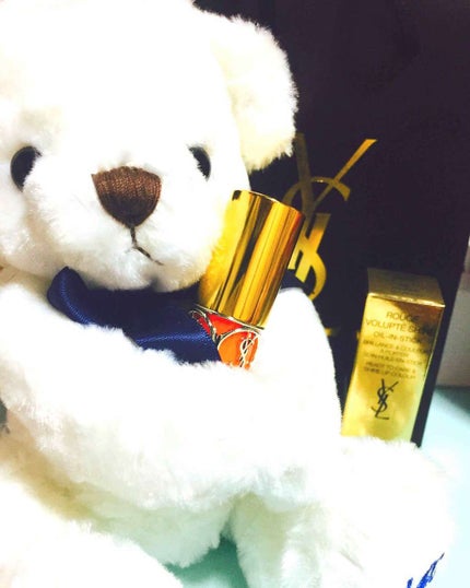 ルージュ ヴォリュプテ シャイン/YVES SAINT LAURENT BEAUTE/口紅を使ったクチコミ(1枚目)