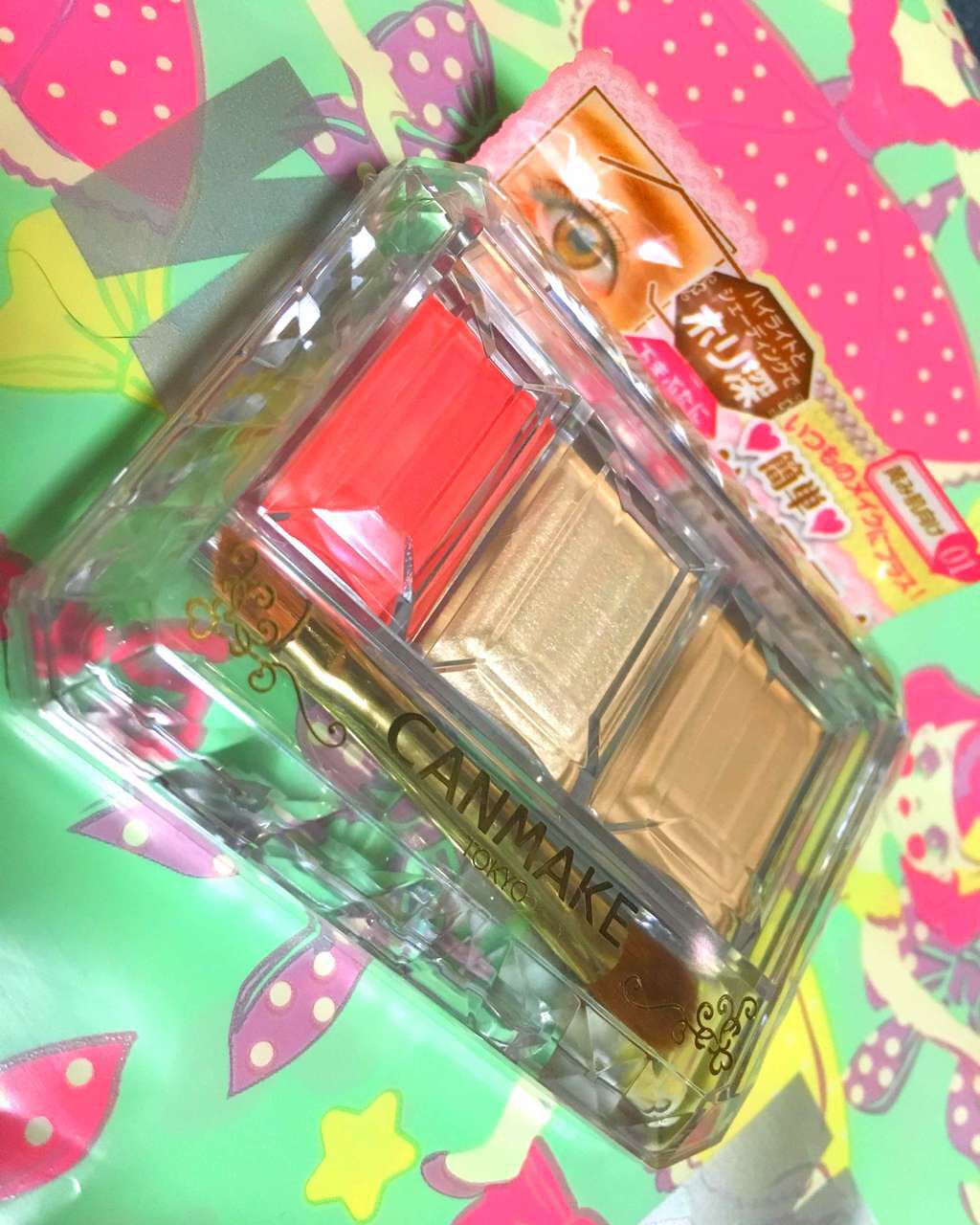 シークレットカラーアイズ/キャンメイク/アイシャドウパレットを使ったクチコミ(1枚目)