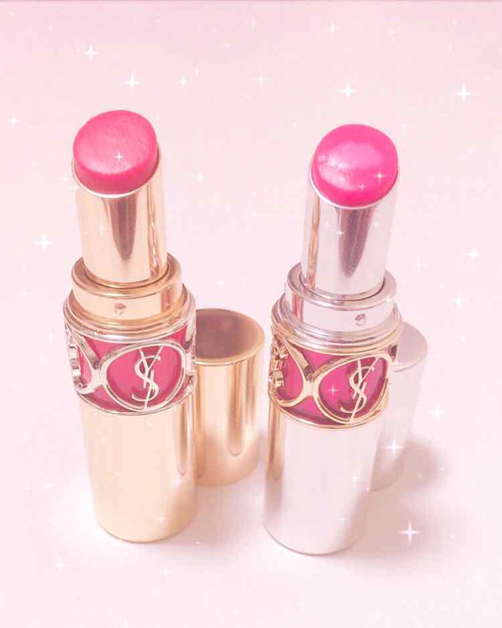 ルージュ ヴォリュプテ シャイン/YVES SAINT LAURENT BEAUTE/口紅を使ったクチコミ（3枚目）