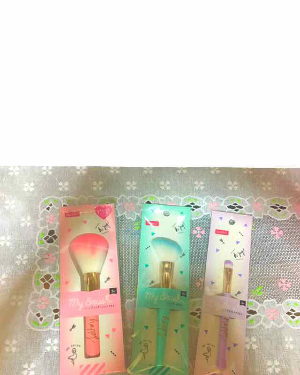 春姫 チークブラシ/DAISO/メイクブラシを使ったクチコミ（1枚目）