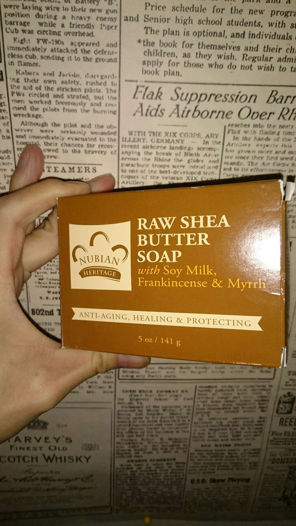 ローシアバターシリーズ バーソープ/NUBIANHERITAGE(ヌビアンヘリテージ)/ボディ石鹸を使ったクチコミ(1枚目)