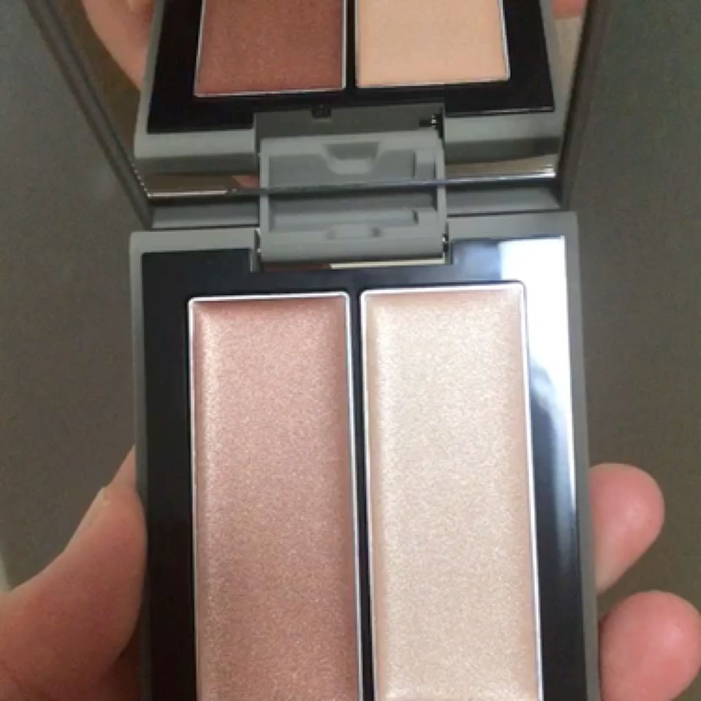 THREE シマリング グロー デュオ/THREE/クリームハイライトを使ったクチコミ（1枚目）