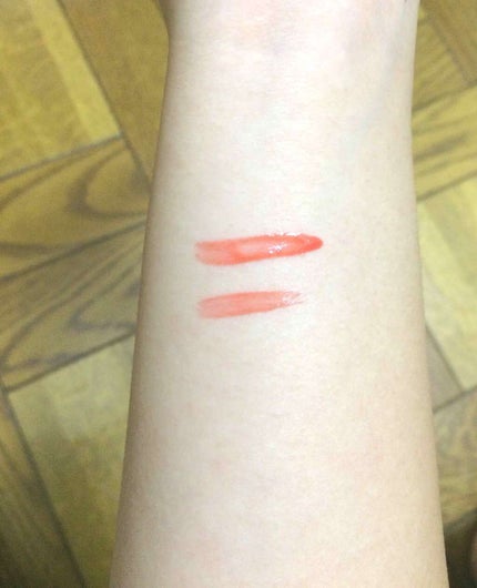 ディアダーリン ウォータージェルティント (アイスティント)/ETUDE/口紅を使ったクチコミ(3枚目)