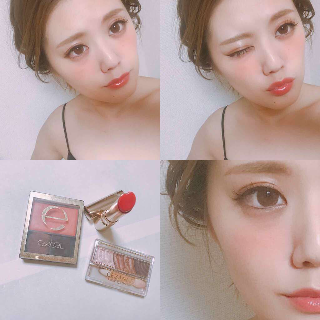 スキニーリッチチーク/excel/パウダーチークを使ったクチコミ（1枚目）