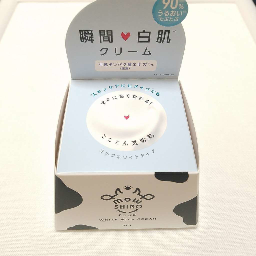 トーンアップクリーム ミルクホワイト/モウシロ/化粧下地を使ったクチコミ(1枚目)