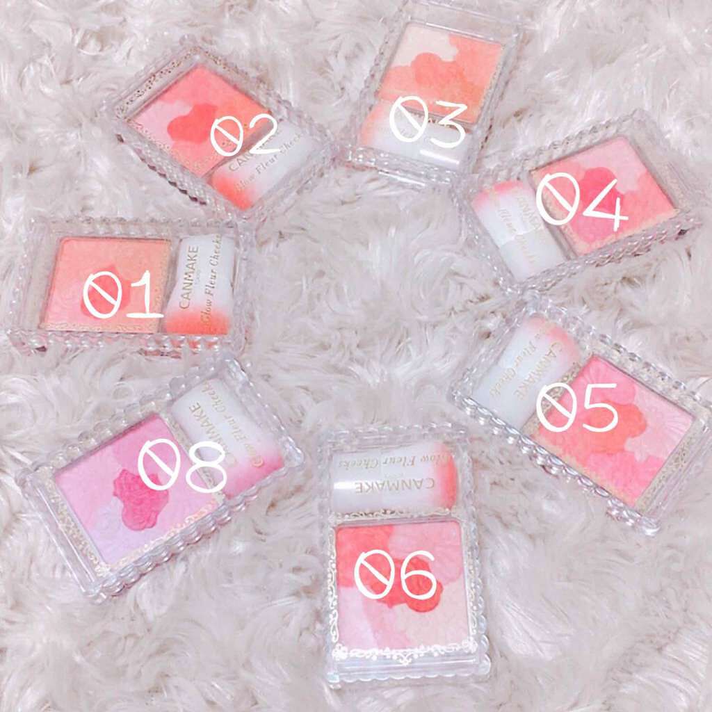 グロウフルールチークス/キャンメイク/パウダーチークを使ったクチコミ（2枚目）