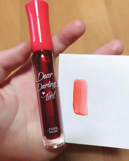 ディアダーリン ウォータージェルティント/ETUDE/リップティントを使ったクチコミ(2枚目)