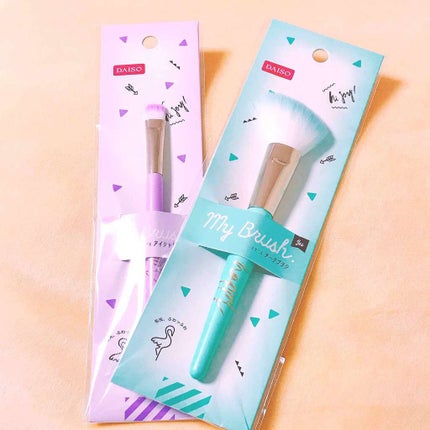 春姫 チークブラシ/DAISO/メイクブラシを使ったクチコミ(1枚目)