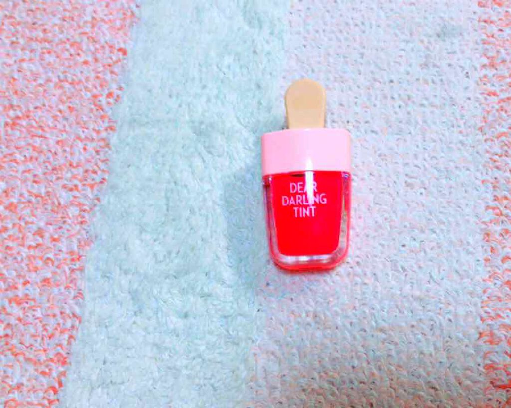 ディアダーリン ウォータージェルティント (アイスティント)/ETUDE/口紅を使ったクチコミ(1枚目)