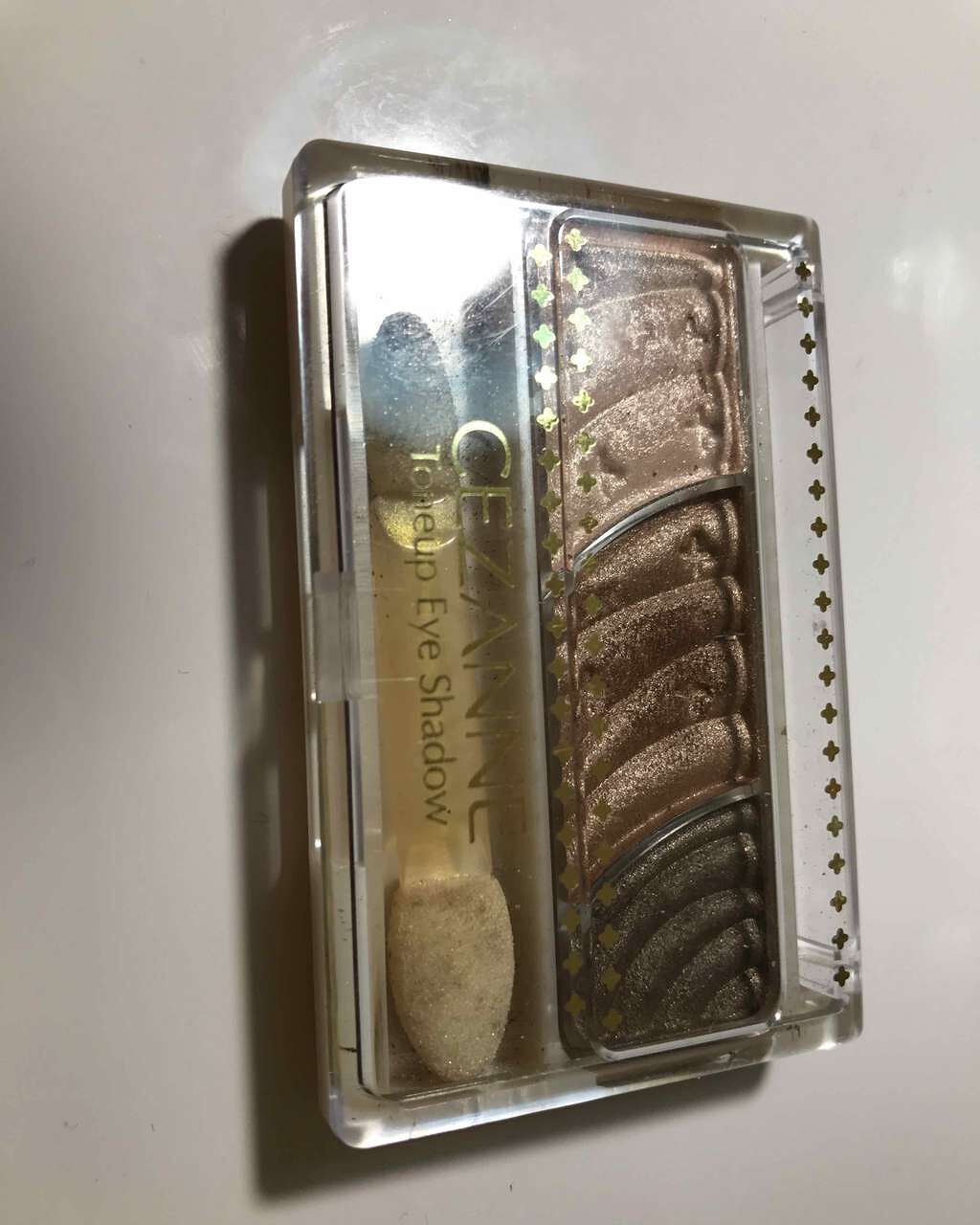 トーンアップアイシャドウ/CEZANNE/アイシャドウパレットを使ったクチコミ(1枚目)