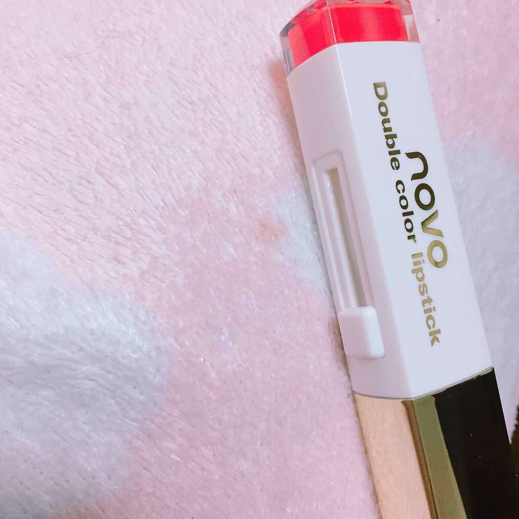 NOVO グラデーションリップのクチコミ「 #口紅

NOVOの口紅💄

カラーは03です！

塗ったところ、薄すぎず濃すぎずって感じです💋..」（1枚目）