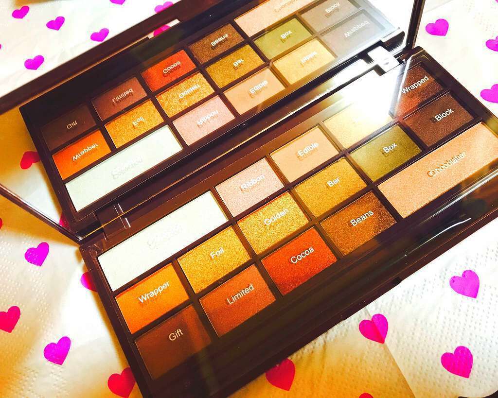 アイラブチョコレート/MAKEUP REVOLUTION/アイシャドウパレットを使ったクチコミ(1枚目)