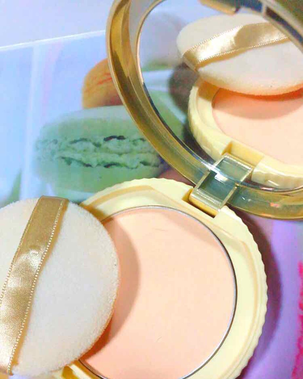 【旧品】マシュマロフィニッシュパウダー/キャンメイク/プレストパウダーを使ったクチコミ(2枚目)