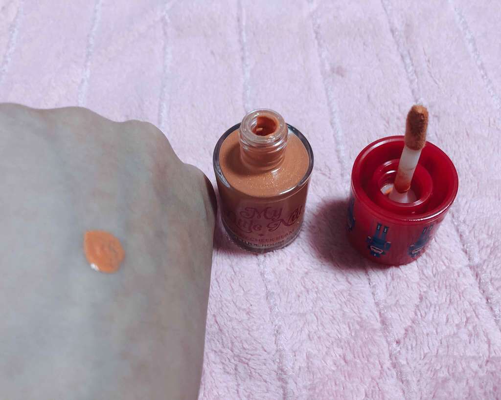 マイリトルナッツ ラッキーチークビーム/ETUDE/リキッドチークを使ったクチコミ(2枚目)