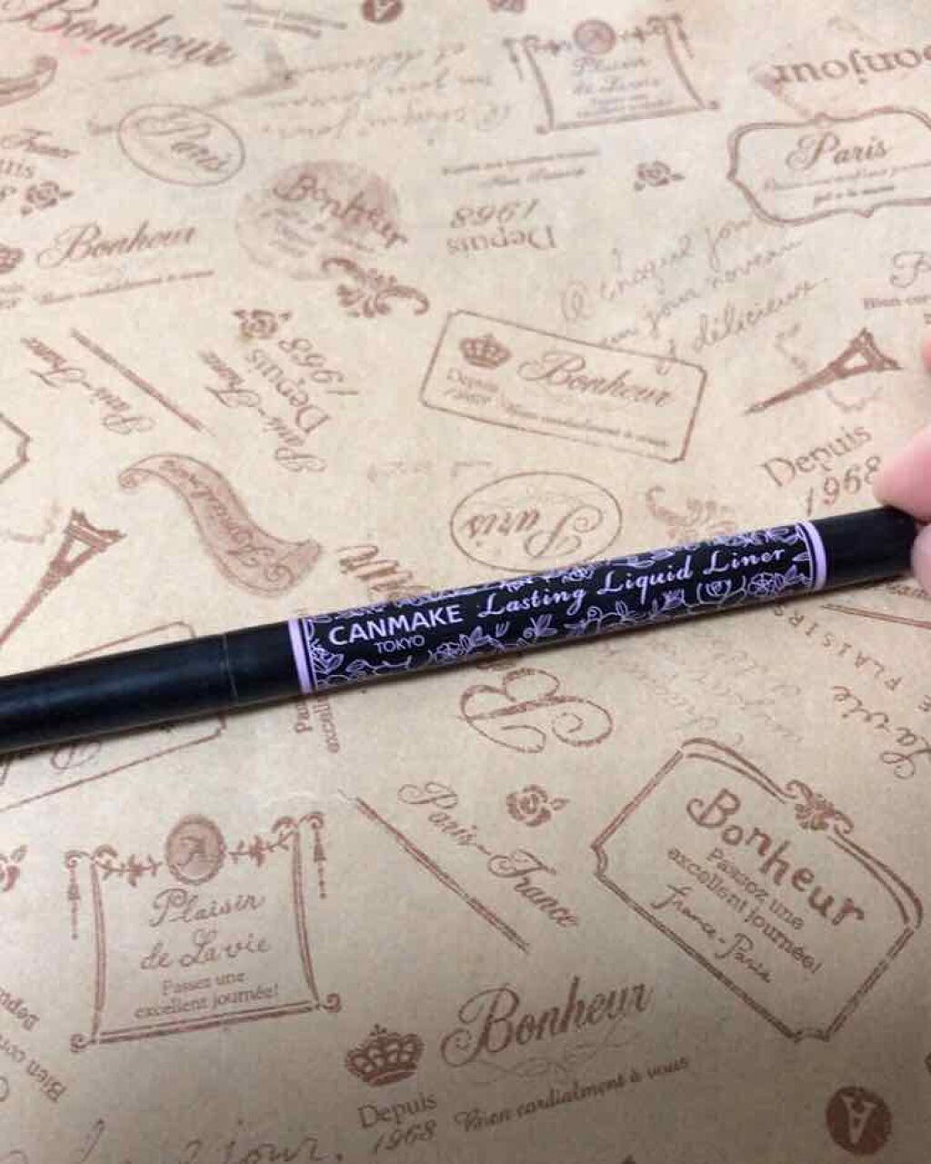 ラスティングリキッドライナー/キャンメイク/リキッドアイライナーを使ったクチコミ(1枚目)