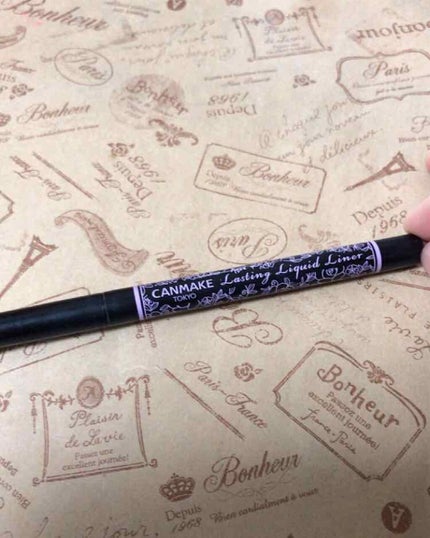 ラスティングリキッドライナー/キャンメイク/リキッドアイライナーを使ったクチコミ(1枚目)