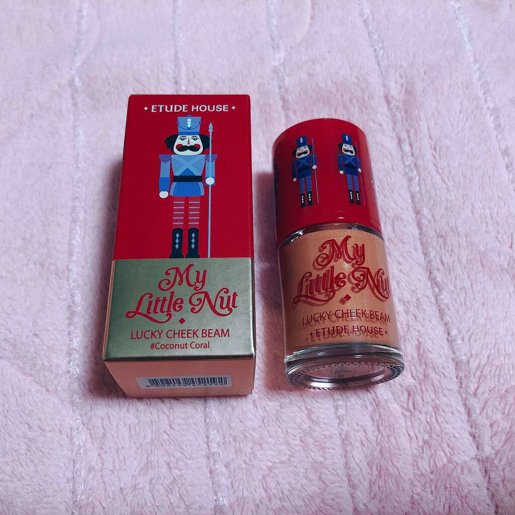 マイリトルナッツ ラッキーチークビーム/ETUDE/リキッドチークを使ったクチコミ(1枚目)