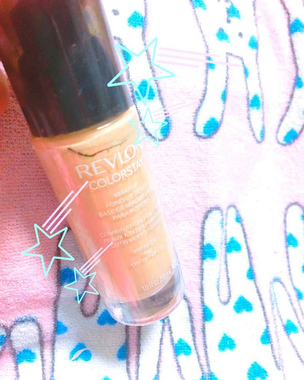 カラーステイ メイクアップ/REVLON/リキッドファンデーションを使ったクチコミ(1枚目)