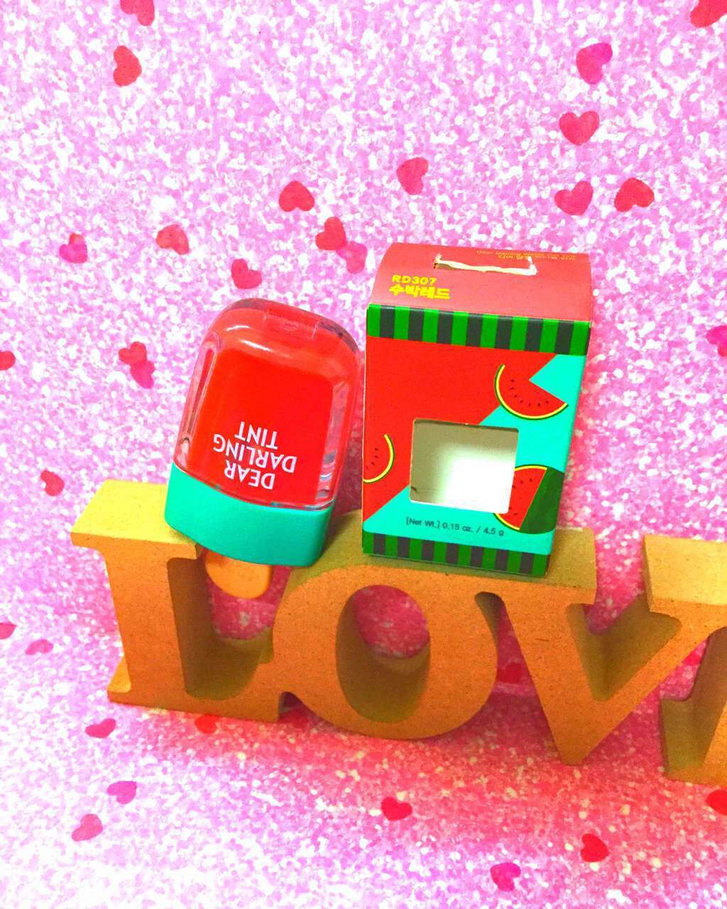 ディアダーリン ウォータージェルティント (アイスティント)/ETUDE/口紅を使ったクチコミ(1枚目)