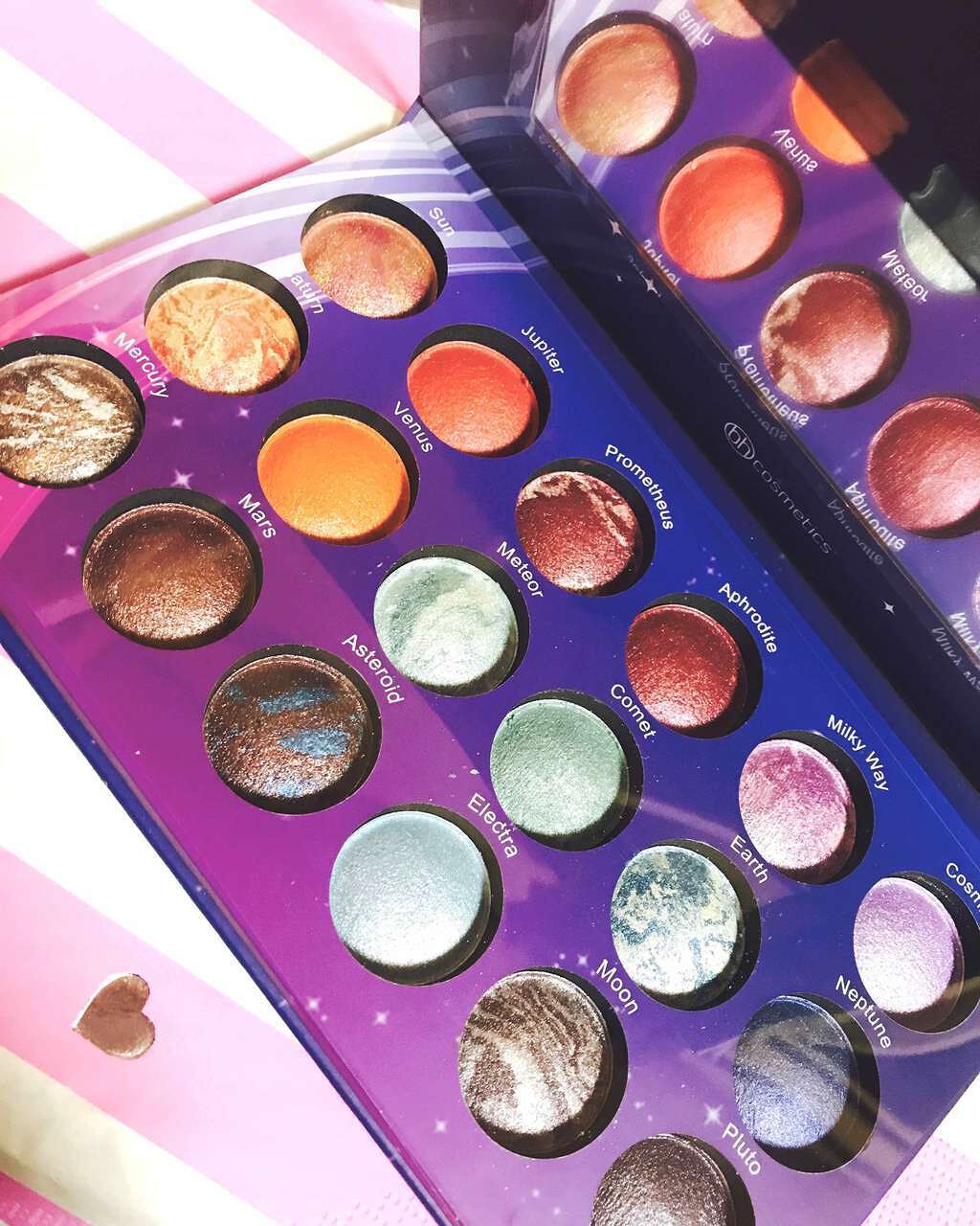 Galaxy Chic Baked Eyeshadow Palette/bh cosmetics/アイシャドウパレットを使ったクチコミ(1枚目)