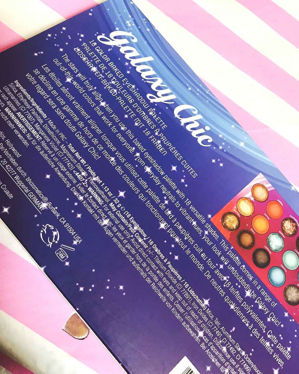 Galaxy Chic Baked Eyeshadow Palette/bh cosmetics/アイシャドウパレットを使ったクチコミ(3枚目)