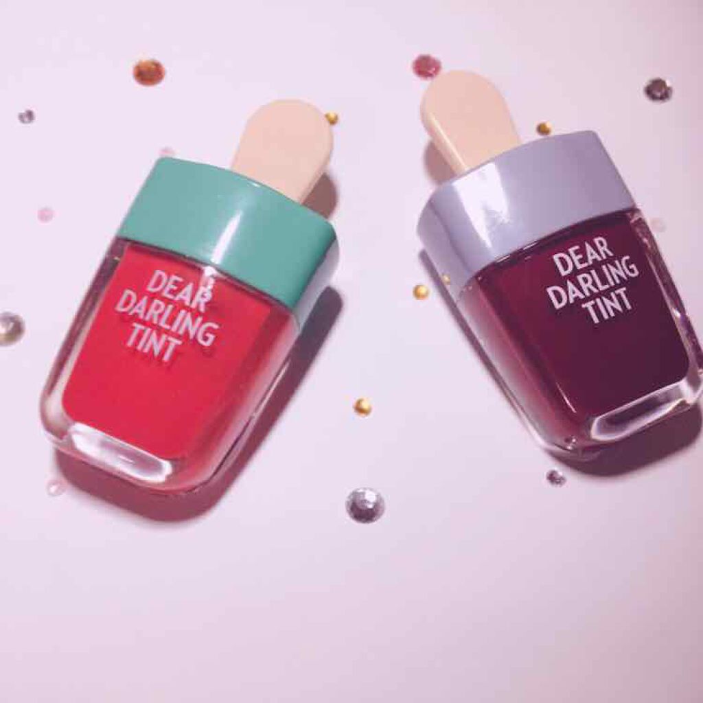 ディアダーリン ウォータージェルティント (アイスティント)/ETUDE/口紅を使ったクチコミ(1枚目)