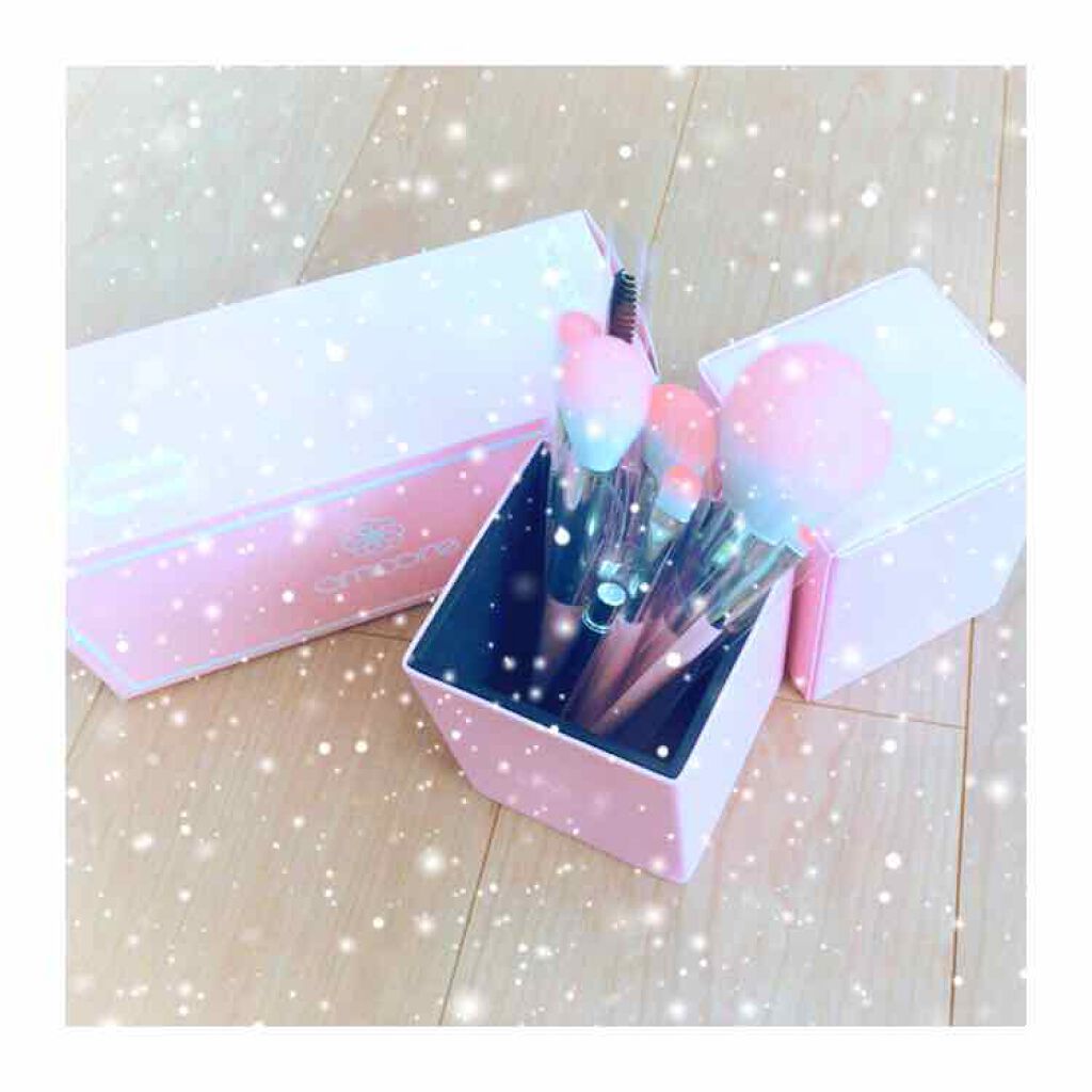 化粧ブラシセット/amoore/メイクブラシを使ったクチコミ(1枚目)