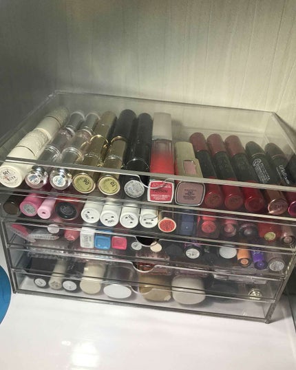 3段式クリアーケース/DAISO/その他化粧小物を使ったクチコミ(1枚目)