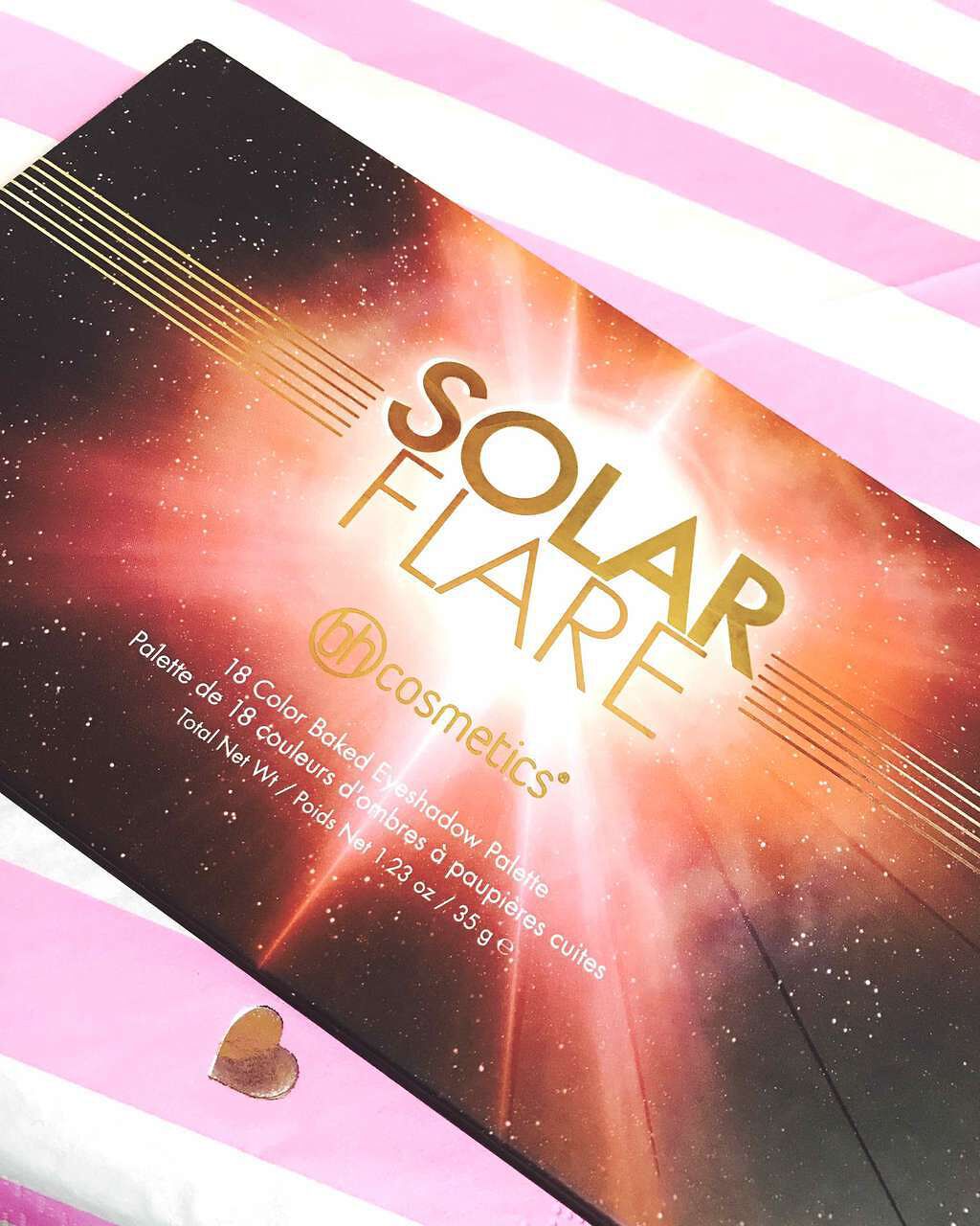 Solar Flare 18 Color Baked Eyeshadow Palette/bh cosmetics/アイシャドウパレットを使ったクチコミ(2枚目)
