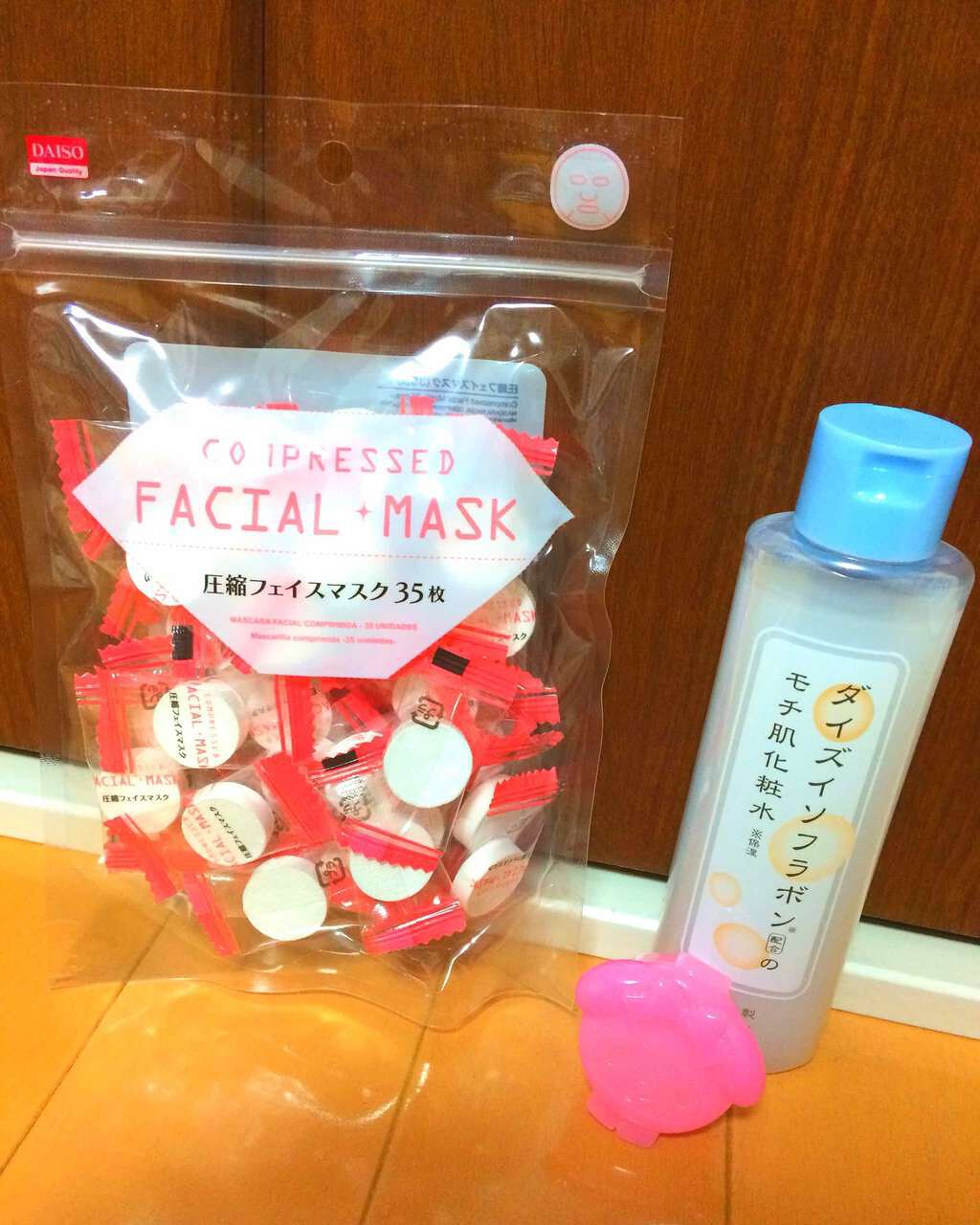圧縮フェイスマスク 耳にかけるタイプ/DAISO/シートマスク・パックを使ったクチコミ（1枚目）