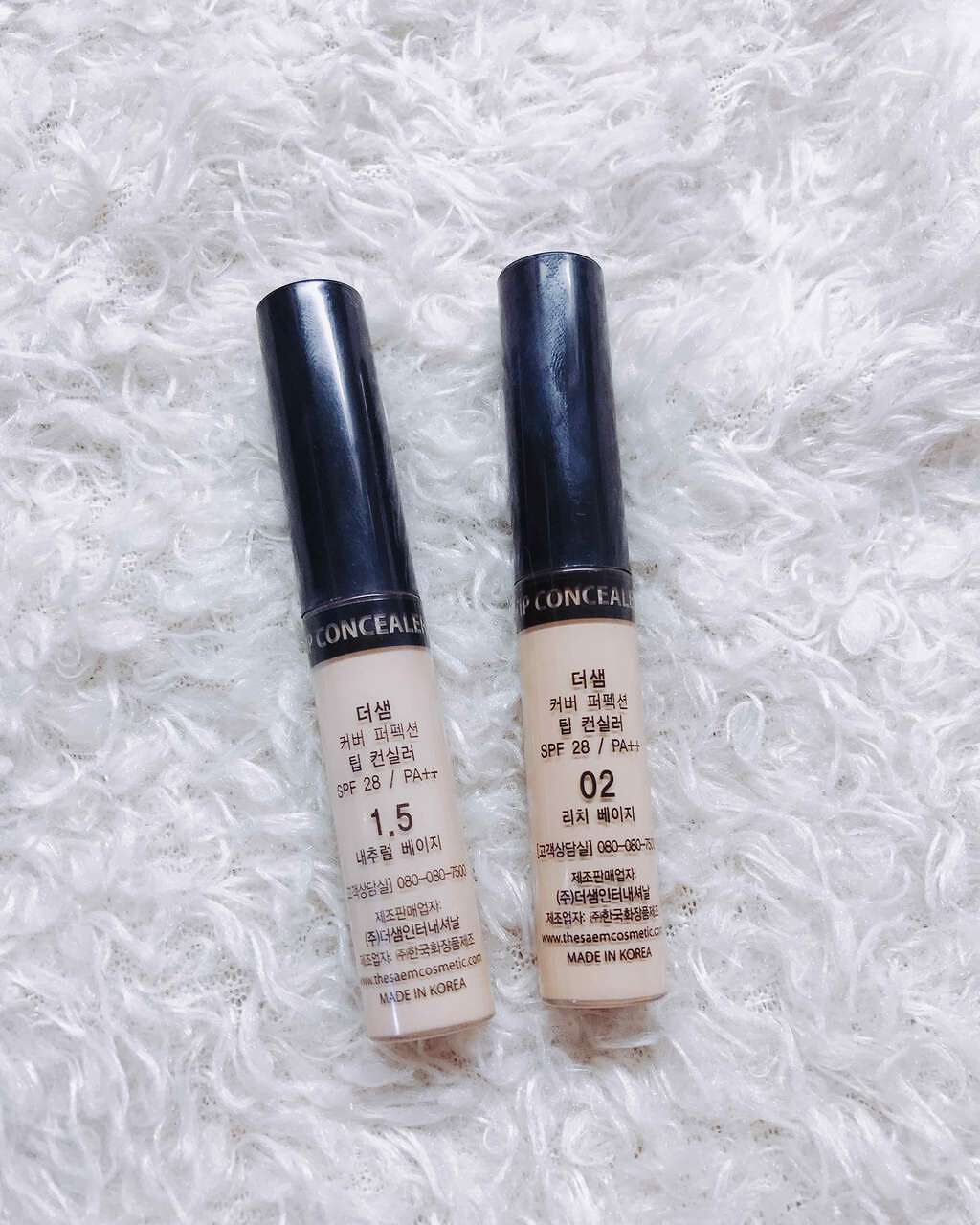 カバーパーフェクション チップコンシーラー/the SAEM/リキッドコンシーラーを使ったクチコミ(1枚目)