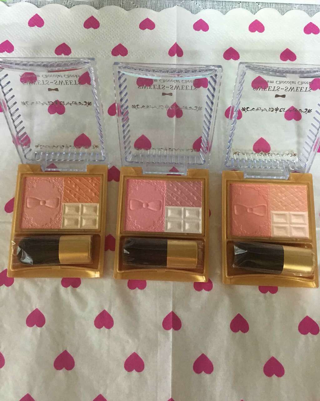 プレミアムショコラチークス/スウィーツ スウィーツ/パウダーチークを使ったクチコミ(3枚目)