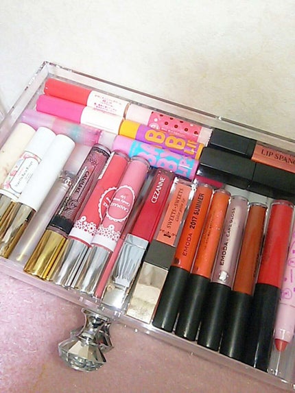 重なるアクリルケース・横型5段/無印良品/その他化粧小物を使ったクチコミ(3枚目)