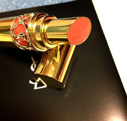 ルージュ ヴォリュプテ シャイン/YVES SAINT LAURENT BEAUTE/口紅を使ったクチコミ(1枚目)