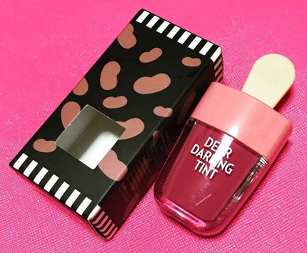 ディアダーリン ウォータージェルティント (アイスティント)/ETUDE/口紅を使ったクチコミ(1枚目)