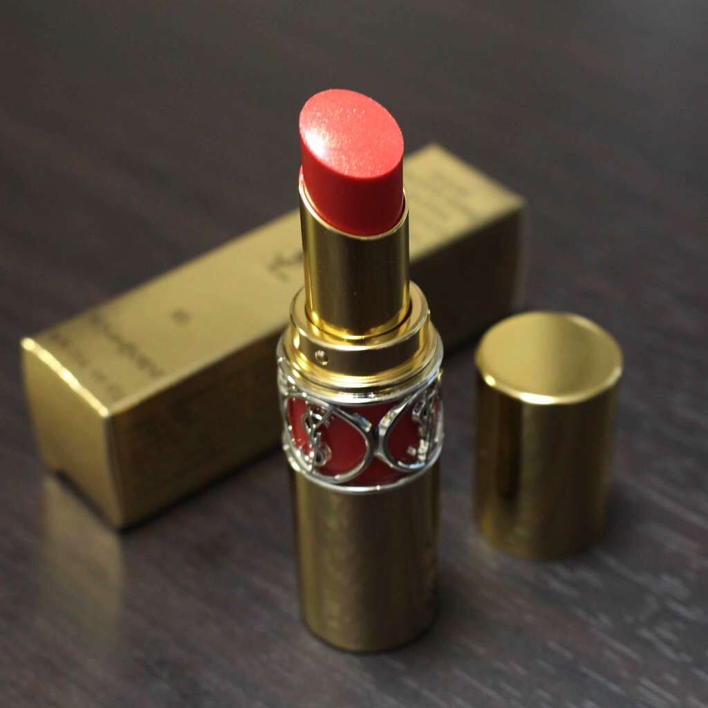 ルージュ ヴォリュプテ シャイン/YVES SAINT LAURENT BEAUTE/口紅を使ったクチコミ(1枚目)