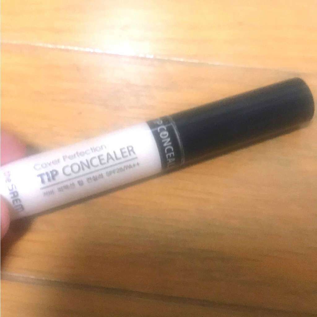 カバーパーフェクション チップコンシーラー/the SAEM/リキッドコンシーラーを使ったクチコミ(1枚目)