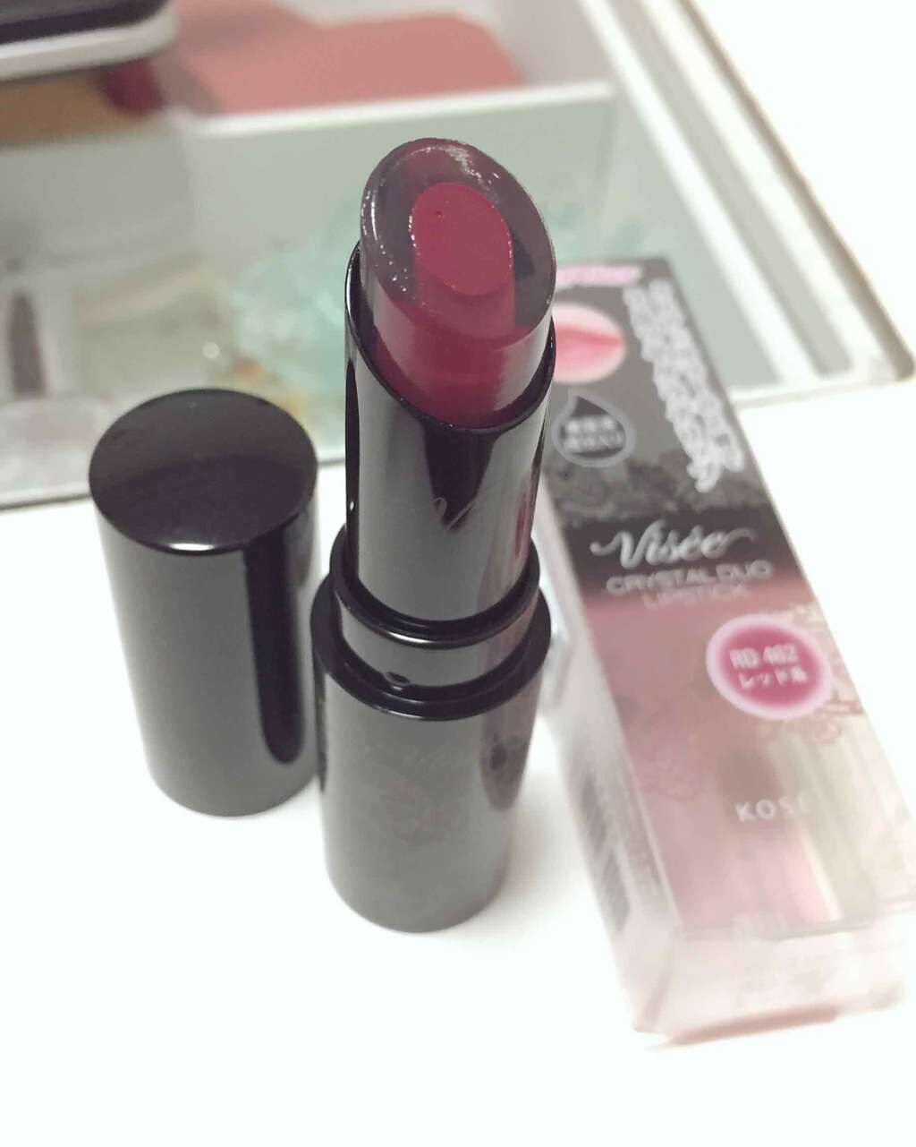 クリスタルデュオ リップスティック/Visée/口紅を使ったクチコミ(1枚目)