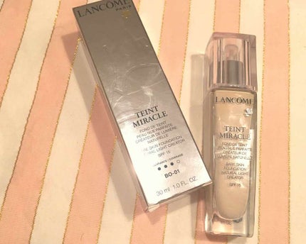 タンミラク リキッド/LANCOME/リキッドファンデーションを使ったクチコミ(1枚目)