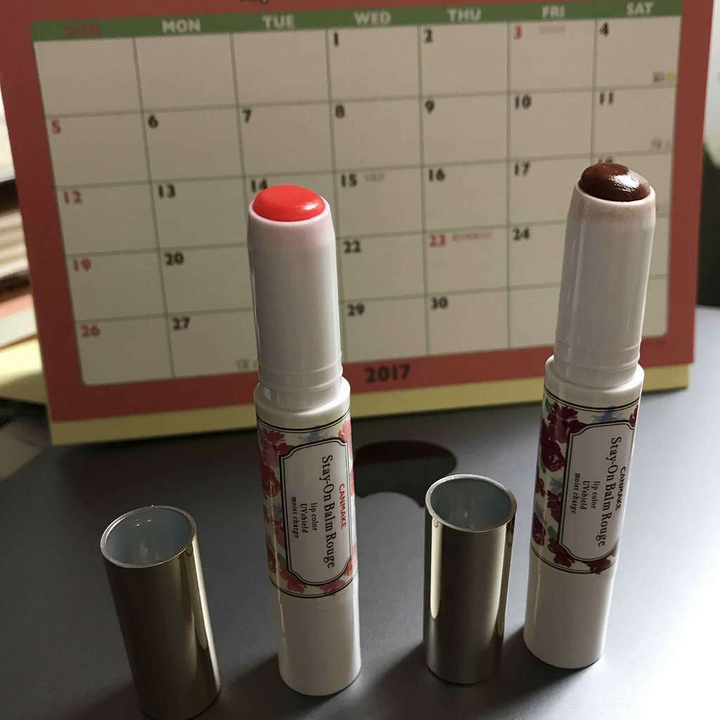 ステイオンバームルージュ/キャンメイク/口紅を使ったクチコミ(2枚目)