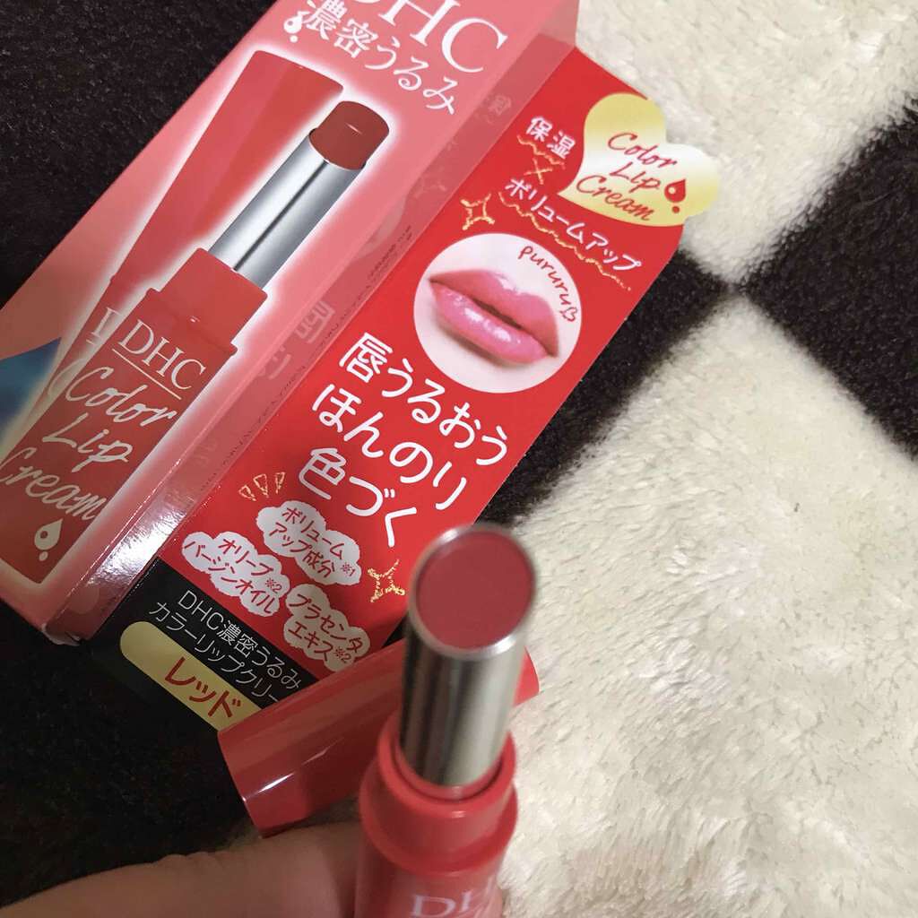 濃密うるみカラーリップクリーム/DHC/リップクリームを使ったクチコミ（2枚目）