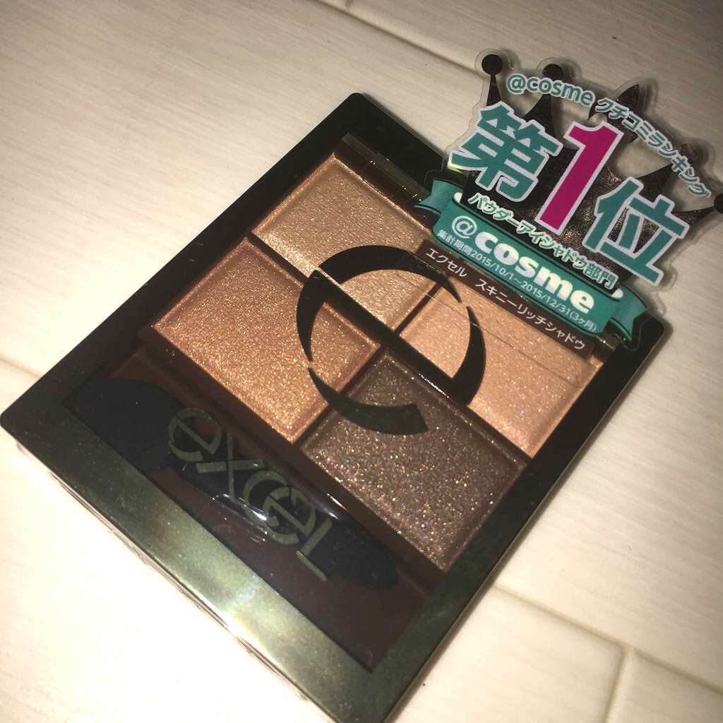 スキニーリッチシャドウ/excel/アイシャドウパレットを使ったクチコミ(1枚目)