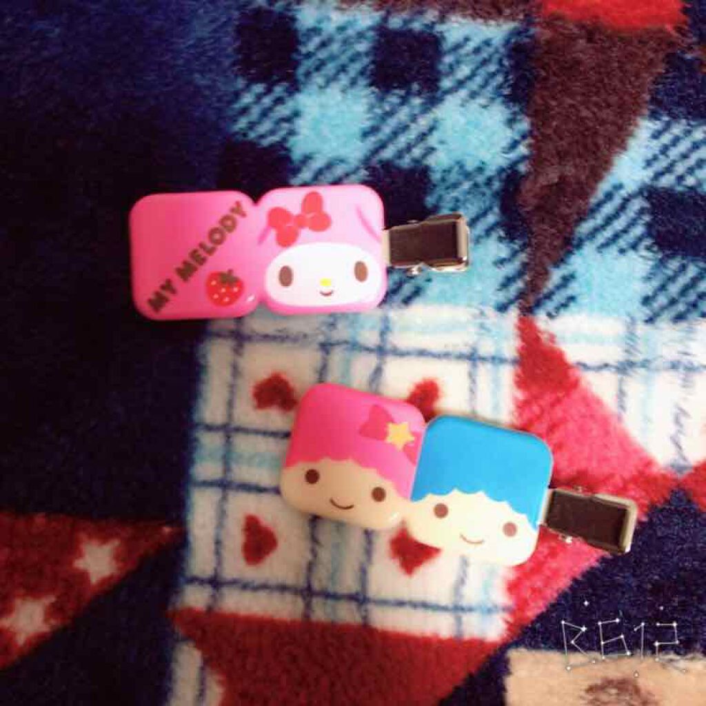 スクエアミニクリップピン/セリア/ヘアアクセサリーを使ったクチコミ（1枚目）